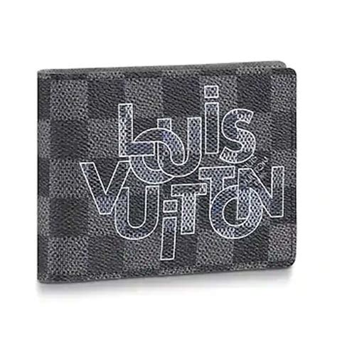 louis vuitton grey checkered wallet|Louis Vuitton Multiple Wallet Damier Graphite .